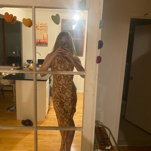 One shoulder midi dress- floral - Picture 3 of 5